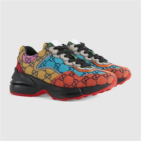 gucci multicolor sneaker|Gucci ladies sneakers price.